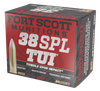 Fort Scott Munitions .38 Special Ammo 80gr SCS Ammunition - 20 Rounds