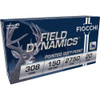 Fiocchi .308 Win Ammo 150gr PSP Ammunition - 20 Rounds
