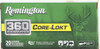 Remington 360 Buckhammer 180gr Soft Point Core Lokt Ammo - 20 Rounds