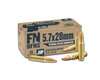FN 5.7x28mm Ammo 30gr JHP Ammunition - 500 Rounds