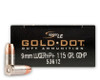 Speer 9mm Ammo 115gr JHP Ammunition - 50 Rounds