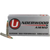 Underwood Ballistic Tip Hunting 300 AAC Blackout 125gr Ballistic Tip Boat Tail Ammo - 20 Rounds