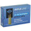 PPU 25-06 Rem Ammo 90gr HP Ammunition - 20 Rounds