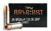 Speer .38 Special Ammo 135gr JHP Ammunition - 50 Rounds