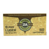 Patriot Sports 9mm Luger Ammo 124gr FMJ Ammunition - 1000 Rounds