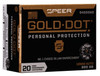 Speer 10mm Auto Ammo 200gr JHP Ammunition - 20 Rounds