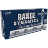 Fiocchi .380 ACP Ammo 95gr FMJ Ammunition - 1000 Rounds
