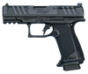 Walther Arms 4797055 PDP F-Series Pro E 9mm Luger 18+1 4" Black Steel Barrel, Black Optic Ready/Serrated Steel Slide, Black Polymer Frame w/Picatinny Rail, Interchangeable Backstrap Grip