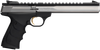 Browning 051508490 Buck Mark Contour 22 LR 10+1 7.25" Contoured Barrel, Matte Stainless Serrated Steel Optic Ready Slide, Matte Black Aluminum Frame, Finger Grooved Black Ultragrip RX Grip