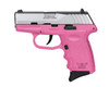 SCCY CPX-3 Sub-Compact Pistol - Stainless / Pink | .380 Auto | 3" Barrel | 10rd | No External Safety