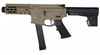 Brigade MFG BM-9 Forged Aluminum AR Pistol - FDE | 9mm | 5.5" Barrel | 5" U-LOC Rail | Faux Can | KAK Blade