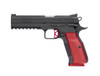 Dan Wesson DWX Pistol - Black | .40 S&W | 5" Barrel | 15rd | Fiber Optic Front Sight | Red Grips