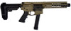 Brigade MFG BM-9 Forged Aluminum AR Pistol - FDE | 9mm | 9" Barrel | 8" U-LOC Rail | Faux Can | SBA3 Arm Brace