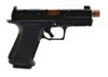 Shadow Systems MR920 Combat Pistol - Black | 9mm | 4.5" Spiral Fluted Bronze Match Barrel (Threaded) | 15rd | Tritium Sights | Optic Cut