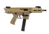B&T GHM9 Gen 2 Pistol - Coyote Tan | 9mm | 6.9" Threaded Barrel | 33rd | Glock Compatible Lower | w/ 25mm 3-Lug