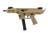 B&T GHM9 Gen 2 Pistol - Coyote Tan | 9mm | 6.9" Threaded Barrel | 33rd | Glock Compatible Lower | w/ 25mm 3-Lug