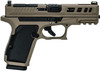 Live Free Armory AMP Compact Pistol - FDE | 9mm | 3.9" Fluted Barrel (Ported) | 15rd | Optic Cut