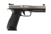 Arsenal Firearms Strike One Speed Pistol - Black / Stainless | 9mm | 5" Barrel | 2 x 17rd Mags | Competition Straight Trigger | Fiber Optic Front Sight