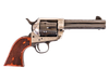 Cimarron PP400LSFW Frontier  357 Mag 6 Shot 4.75" Blued Barrel, Blued Cylinder, Old Silver Engraved Frame, Checkered Walnut Grip