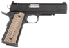 Dan Wesson 01806 Specialist  9mm Luger 10+1 5" Stainless Steel Barrel, Black Duty Serrated Stainless Steel Slide & Frame w/Beavertail & Picatinny Rail, Black/Brown G10 Grip, Ambidextrous