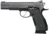 Cz Custom Shop 96333 A01-SD  9mm Luger 19+1 5" Match Grade Bull Barrel, Black Optic Cut/Serrated Steel Slide, Black Polycoat Steel Frame w/Beavertail, Black G10 Grip, Short Dustcover