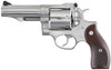 Ruger 5050 Redhawk 45 ACP/45 Long Colt 6rd, 4.20" Satin Stainless Steel Barrel, Cylinder & Frame, Lasered Hardwood Grip, Exposed Hammer