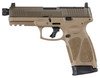 Taurus G3 T.O.R.O. Tactical Pistol - Tan / Patriot Brown | 9mm | 4.5" Barrel (Threaded) | 10rd | Co-Witness Sights | Optics Ready