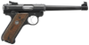 Ruger 40175 Mark IV 75th Anniversary Target 22 LR 10+1 6.88" Stainless Tapered Target Barrel, Blued Aluminum Frame, Drilled & Tapped, Checkered Wood Laminate Grip, Ambidextrous