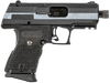 Hi-Point YC380CFRDCT YC380 w/Red Dot 380 ACP 10+1 3.93" Black Threaded Barrel, Black/Chrome Serrated Steel Slide, Black Polymer Frame w/Picatinny Rail, Black Plastic Grip, Crimson Trace Red Dot