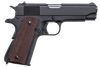 Auto-Ordnance 1911BKOC 1911 A1 Commander 45 ACP 7+1 4.25" Matte Black Serrated  Carbon Steel Slide Matte Black Matte Black Carbon Steel Brown Checkered Polymer Grips Right Hand