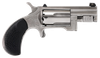 North American Arms SNT Sentinel  22 WMR 5 Shot 1.42" Matte Stainless Steel Barrel, Stainless Cylinder, Matte Stainless Steel Frame, Slip-on Rubber Pebble Grip, Exposed Hammer