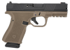 Black Rain Ordnance FL9MMFDEBLK   Compact Frame 9mm 15+1 4" Stainless Steel Slide