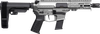 CMMG 45A150FTNG Banshee FE MkG 45 ACP 13+1 5" Black Nitride Threaded Barrel, M-LOK Handguard, Titanium Cerakote Aluminum Receiver w/Picatinny Rail, Black Polymer CMMG RipBrace, CMMG Zeroed Grip