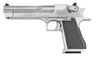 Magnum Research DE44CABC Desert Eagle Mark XIX *CA Compliant 44 Rem Mag 8+1, 6" Stainless Carbon Steel w/Picatinny Rail Barrel, Brushed Chrome Serrated Carbon Steel Slide & Frame w/Beavertail, Black Polymer Grip, Ambidextrous Safety, Right Hand