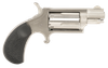 North American Arms 22MSGRCHSS Mini-Revolver Carry Combo Sports South Exclusive 22 WMR 5 Shot 1.13" Stainless Steel Barrel, Frame & Cylinder, Black Rubber Grip, Exposed Hammer, Side Carry Holster