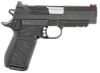 Wilson Combat SFXCPR4 SFX9  Compact Frame 9mm Luger 15+1 4" Stainless Fluted Barrel, Black DLC Serrated Stainless Steel Slide, Black Aluminum Frame w/Beavertail & Picatinny Rail, Black Polymer Grip