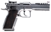 Tanfoglio IFG TFSTOCKM9 Defiant Stock Master 9mm Luger 17+1 4.75" Hard Chrome Steel/ Wood Grip