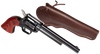 Heritage Mfg RR22B6LHOL Rough Rider  22 LR 6 Shot 6.50" Black Oxide Barrel, Frame & Cylinder, Cocobolo Grips Features Hunter Debossed Leather Holster