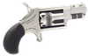 North American Arms 22LRTW Wasp  22 LR 5rd rd 1.13" Stainless Vent Rib Steel Barrel, Matte Stainless Steel Frame, Stainless Cylinder, Exclusive Black Pebbled Rubber Grips