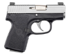 Kahr Arms KP38233N P *CA Compliant 380 ACP Caliber with 2.53" Barrel, 6+1 Capacity, Black Finish Frame, Serrated Matte Stainless Steel Slide, Textured Polymer Grip & TruGlo Night Sights