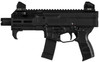 CZ-USA 91430 Scorpion 3+ Micro 9mm Luger 20+1 4.20" Black Polycoat Threaded Barrel, M-LOK Handguard, Picatinny Rail Receiver, Black Polymer Frame, Black Polymer Grip, Ambidextrous