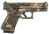 Glock PA195S204MOSNM81 G19 Gen5 MOS Compact Frame 9mm Luger 15+1 4.02" Black GMB Barrel, Camo Cerakote MOS Cut/Serrated Steel Slide, M81 Camo Polymer Frame w/Picatinny Rail, Ambidextrous
