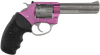 Charter Arms 52232 Pathfinder Lite 22 LR 8 Shot, 4.20" Matte Stainless Steel Barrel & Cylinder, Pink Aluminum Frame w/Black Finger Grooved Rubber Grip, Exposed Hammer