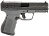 FMK FMKG49DG G3  9mm Luger 14+1 4" Stainless Steel Barrel, Black Optic Cut/Serrated Carbon Steel Slide, Dark Gray Polymer Frame w/Picatinny Rail, Black Backstrap Grip