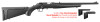 18" MATTE BLACK THREAED BBLRUGER AMERICAN 17HMR  9-SHOT