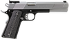Iver Johnson Arms EAGLEXL45TT Eagle Deluxe 45 ACP 8+1 6" Steel Barrel, Hard Chrome Serrated Steel Slide, Matte Black Steel Frame w/Beavertail, Black/Gray G10 Grip