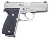 Kahr Arms K9093A K9  9mm Luger 7+1/8+1 3.47" Stainless Polygonal Rifled Barrel, Matte Serrated Stainless Steel Slide, Matte Stainless Steel Frame, Black Textured Wraparound Polymer Grip, Right Hand