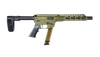 FREEDOM ORDNANCE FX9P10SBM-ODG FX9  9mm Luger 32+1 10" Black Nitride Barrel, M-LOK Handguard, OD Green Aluminum Receiver w/Picatinny Rail, OD Green Polymer SB Mini Brace, Black AR15 Grip