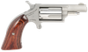 North American Arms 22MGBG Mini-Revolver  Sports South Exclusive 22 WMR 5 Shot 1.63" Stainless Steel Barrel, Frame & Cylinder, Wood Boot Grip, Exposed Hammer