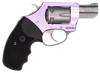 Charter Arms 52240 Pathfinder Lite Lavender Lady Small 22 LR, 8 Shot, 2" Matte Stainless Steel Barrel & Cylinder, Lavender Aluminum Frame w/Black Finger Grooved Rubber Grip, Exposed Hammer